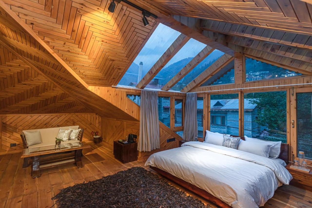 Saffronstays Monarch Manor, Manali - Regal Mansion Εξωτερικό φωτογραφία